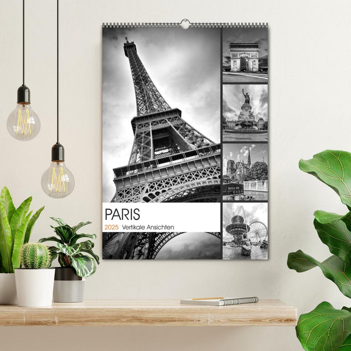 PARIS Vertikale Ansichten (CALVENDO Wandkalender 2025)