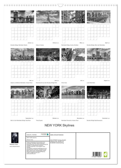 NEW YORK Skylines (CALVENDO Wandkalender 2025)