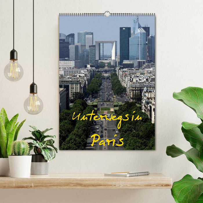 Unterwegs in Paris (CALVENDO Wandkalender 2025)