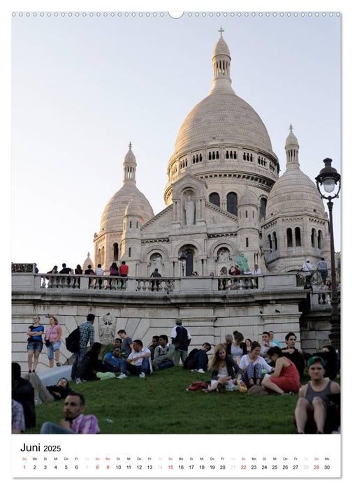 Unterwegs in Paris (CALVENDO Wandkalender 2025)