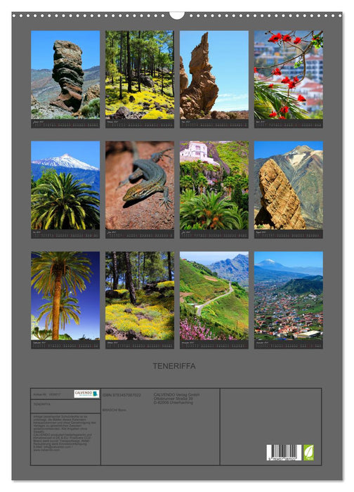 TENERIFFA (CALVENDO Wandkalender 2025)