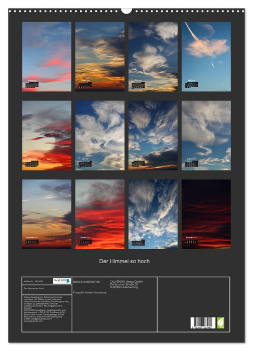 Der Himmel so hoch (CALVENDO Wandkalender 2025)