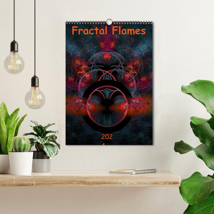 Fractal Flames (CALVENDO Wandkalender 2025)