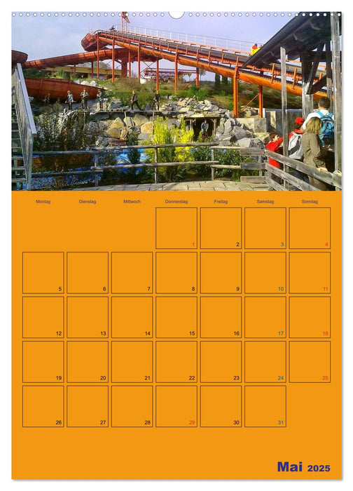 Freizeitparkmomente / Planer (CALVENDO Wandkalender 2025)