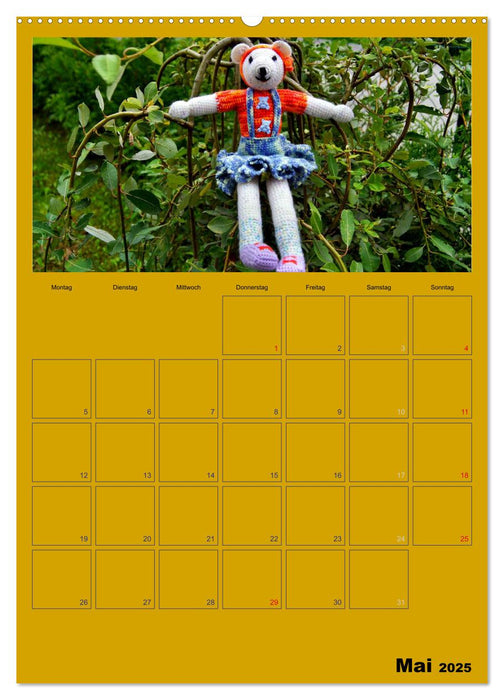 Welt der Häckelfiguren (CALVENDO Wandkalender 2025)