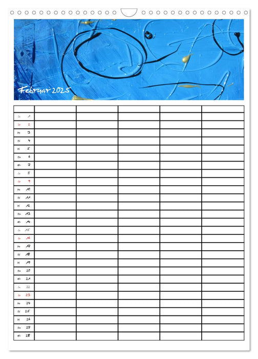 Familienkalender (CALVENDO Wandkalender 2025)