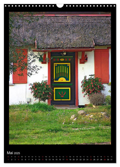 Haustüren in Prerow (CALVENDO Wandkalender 2025)