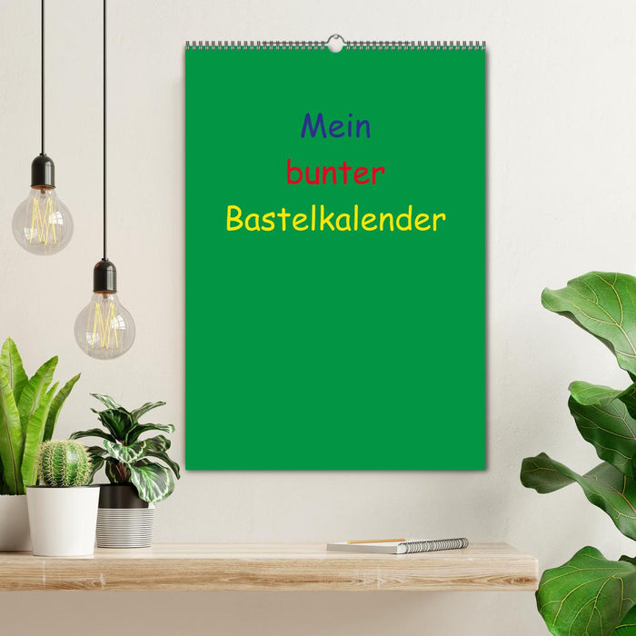 Mein bunter Bastel / Fotokalender (CALVENDO Wandkalender 2025)