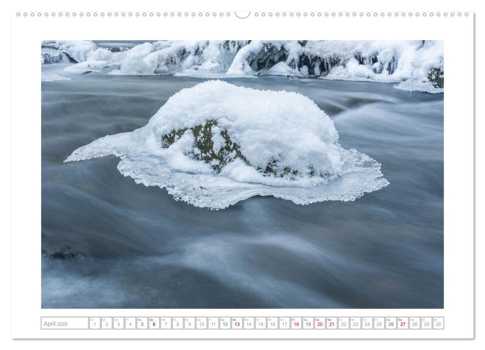 ICE ART - Zauberhafte Eiswelt (CALVENDO Premium Wandkalender 2025)