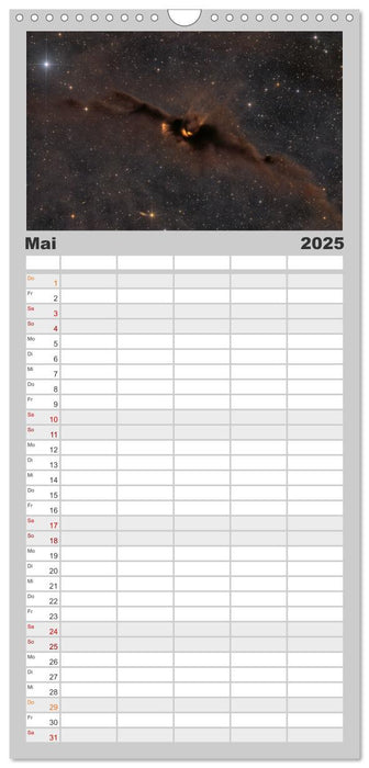 Deep-Sky Fotografie (CALVENDO Familienplaner 2025)