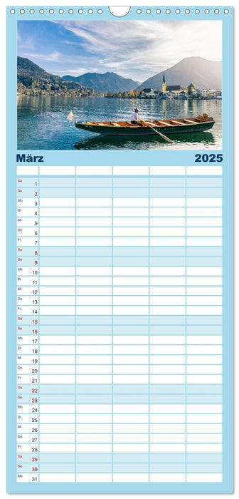 Malerischer Tegernsee (CALVENDO Familienplaner 2025)