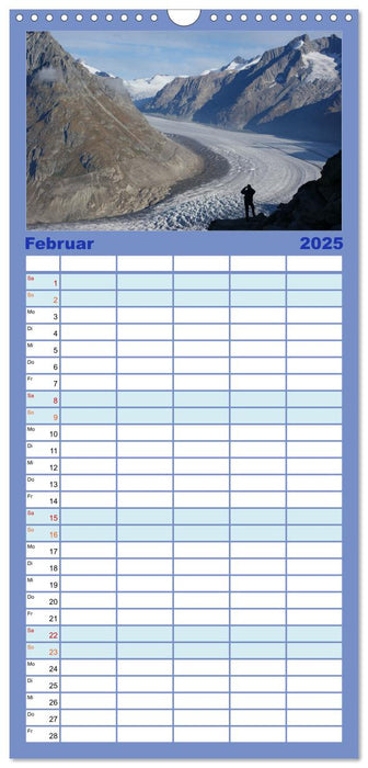 WANDERN über Stock und Stein in der Schweiz (CALVENDO Familienplaner 2025)