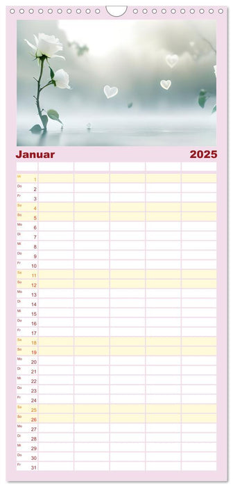Romantischer Terminkalender (CALVENDO Familienplaner 2025)
