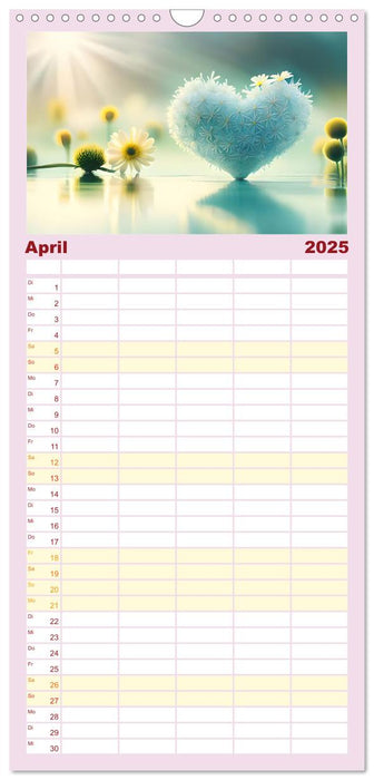 Romantischer Terminkalender (CALVENDO Familienplaner 2025)