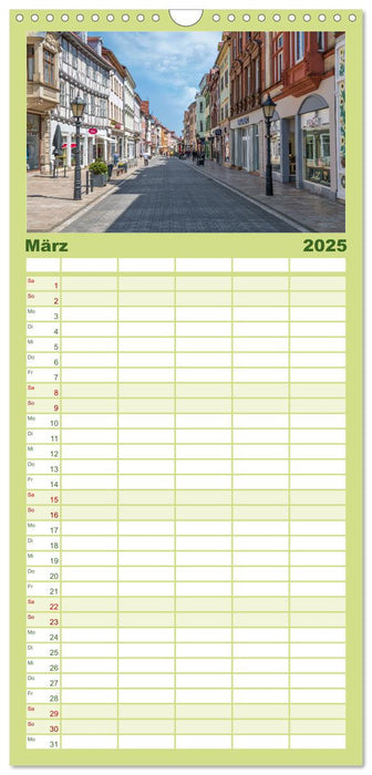 Mühlhausen in Thüringen (CALVENDO Familienplaner 2025)