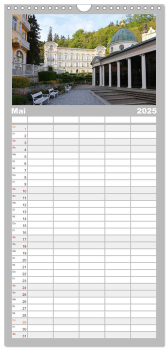Marienbad in Tschechien (CALVENDO Familienplaner 2025)