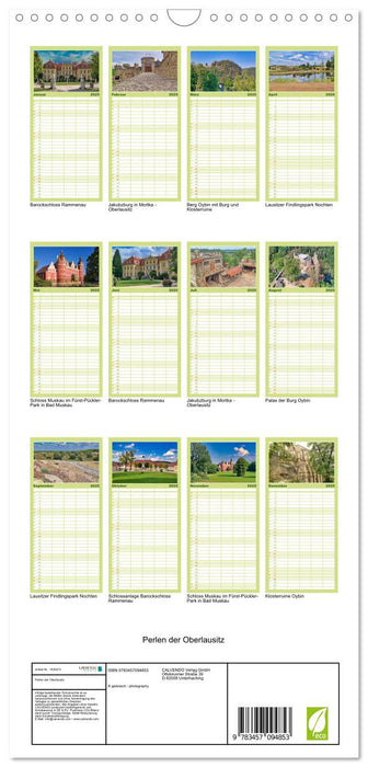 Perlen der Oberlausitz (CALVENDO Familienplaner 2025)