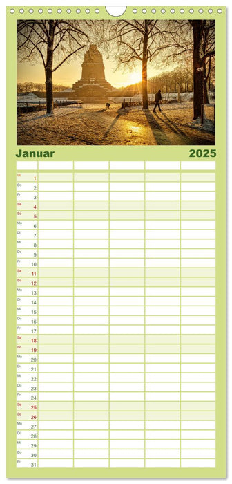 Leipzig Kalender Perspektiven (CALVENDO Familienplaner 2025)