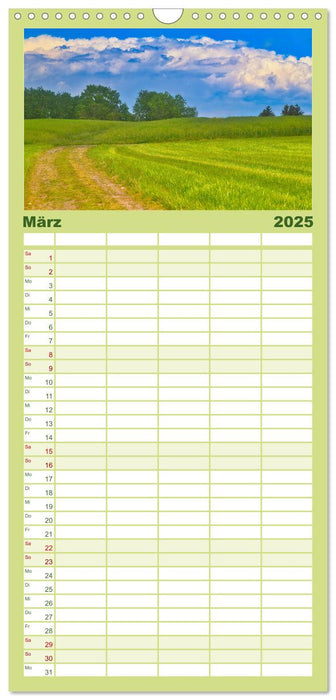 Faszination Thüringer Wald (CALVENDO Familienplaner 2025)