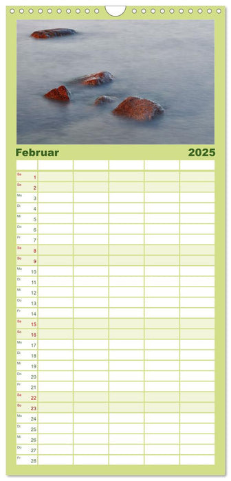 Rügen - Jasmund Nationalpark (CALVENDO Familienplaner 2025)