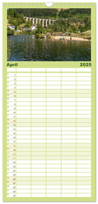 Schweiz - Saint-Ursanne (CALVENDO Familienplaner 2025)