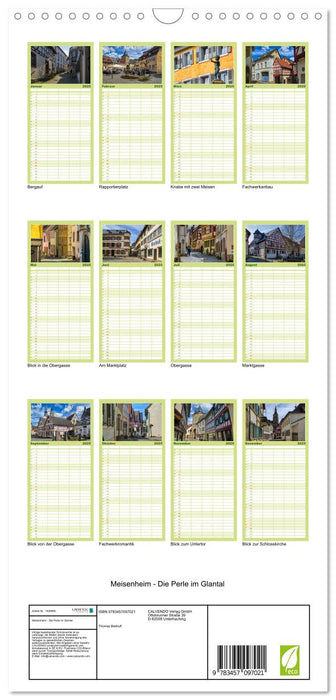Meisenheim - Die Perle im Glantal (CALVENDO Familienplaner 2025)