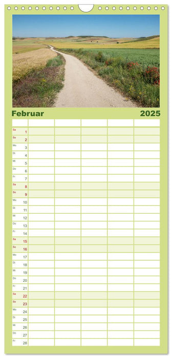 Camino 2025 (CALVENDO Familienplaner 2025)