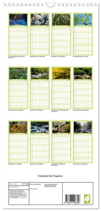 Feldaisttal bei Pregarten (CALVENDO Familienplaner 2025)