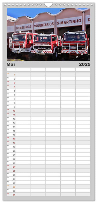 Feuerwehrautos (CALVENDO Familienplaner 2025)