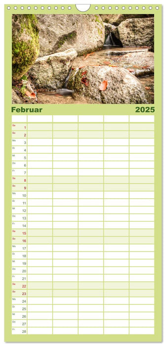Der Odenwald und das Felsenmeer (CALVENDO Familienplaner 2025)