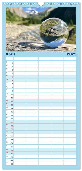 Perspektiven 2025 - Natur im Prismablick (CALVENDO Familienplaner 2025)