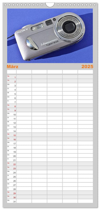 Mein Kamerakalender (CALVENDO Familienplaner 2025)