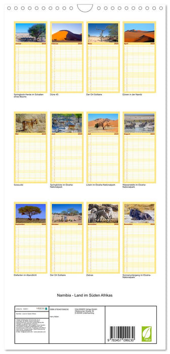 Namibia - Land im Süden Afrikas (CALVENDO Familienplaner 2025)