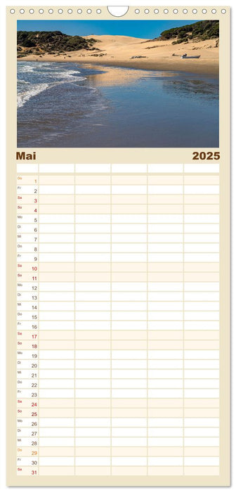 Spanien - Costa de la Luz (CALVENDO Familienplaner 2025)