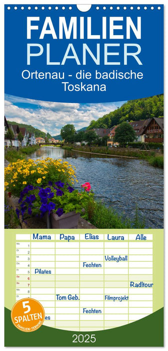 Ortenau - die badische Toskana (CALVENDO Familienplaner 2025)