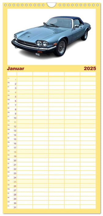 Mein Autokalender (CALVENDO Familienplaner 2025)