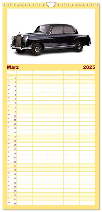 Mein Autokalender (CALVENDO Familienplaner 2025)