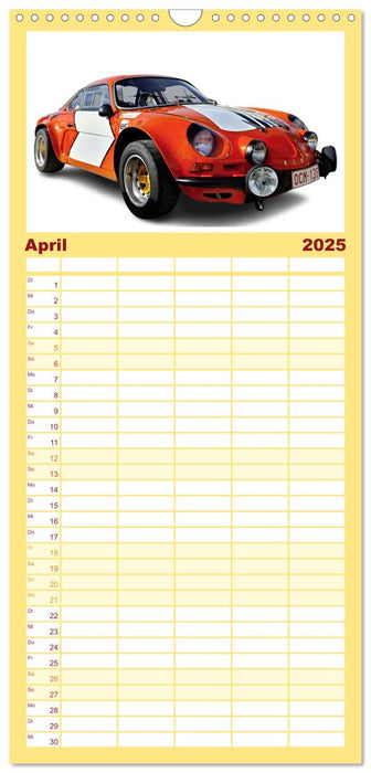 Mein Autokalender (CALVENDO Familienplaner 2025)