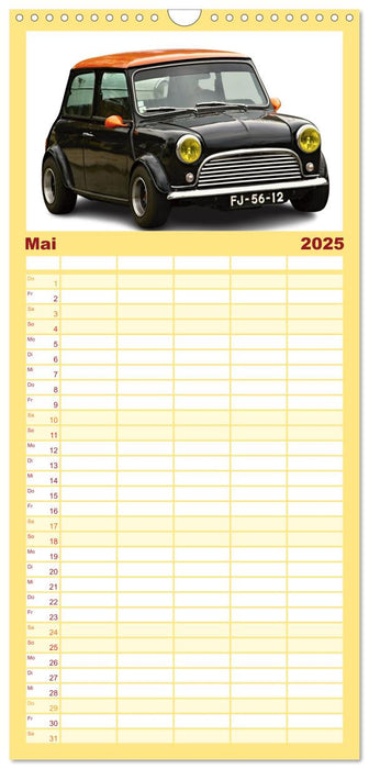 Mein Autokalender (CALVENDO Familienplaner 2025)