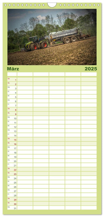 Landwirtschaft im Weserbergland (CALVENDO Familienplaner 2025)