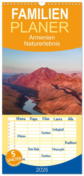 Armenien - Ein wunderschönes Naturerlebnis. (CALVENDO Familienplaner 2025)