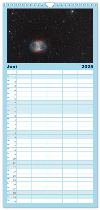 Welt All 2025 astrophotographie (CALVENDO Familienplaner 2025)