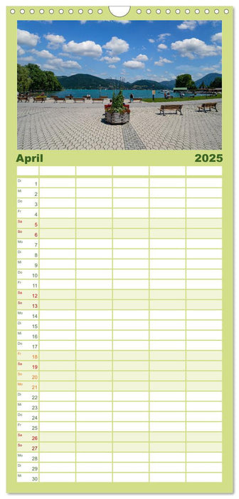 Der Tegernsee - Urlaubsparadies Bayerische Voralpen (CALVENDO Familienplaner 2025)