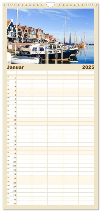 Ferien in Holland (CALVENDO Familienplaner 2025)