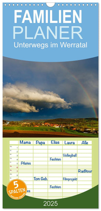 Unterwegs im Werratal (CALVENDO Familienplaner 2025)