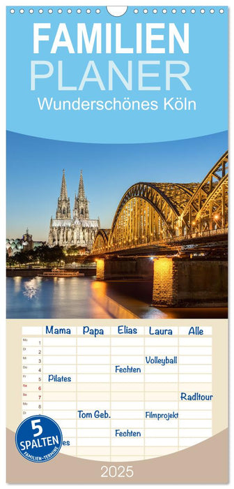 Wunderschönes Köln (CALVENDO Familienplaner 2025)