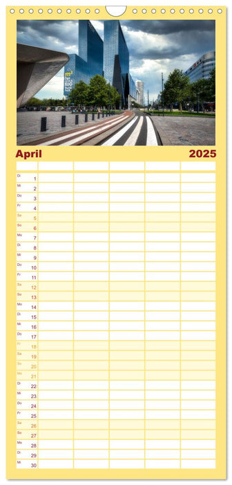 Rotterdam - Die heimliche Hauptstadt der Niederlande (CALVENDO Familienplaner 2025)