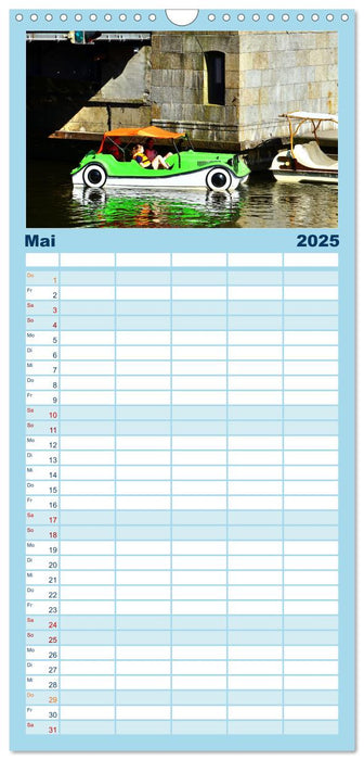 Wasser-Freuden in Memel (CALVENDO Familienplaner 2025)