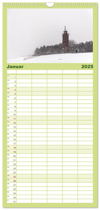 In Nordfriesland zuhause (CALVENDO Familienplaner 2025)