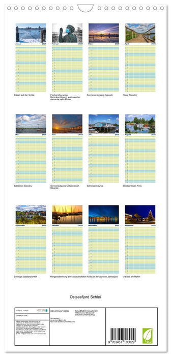 Ostseefjord Schlei (CALVENDO Familienplaner 2025)